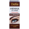 Delia Cosmetics Henna szemöldökfesték árnyalat 4.0 Brown 2 g + 2 ml-Eredeti