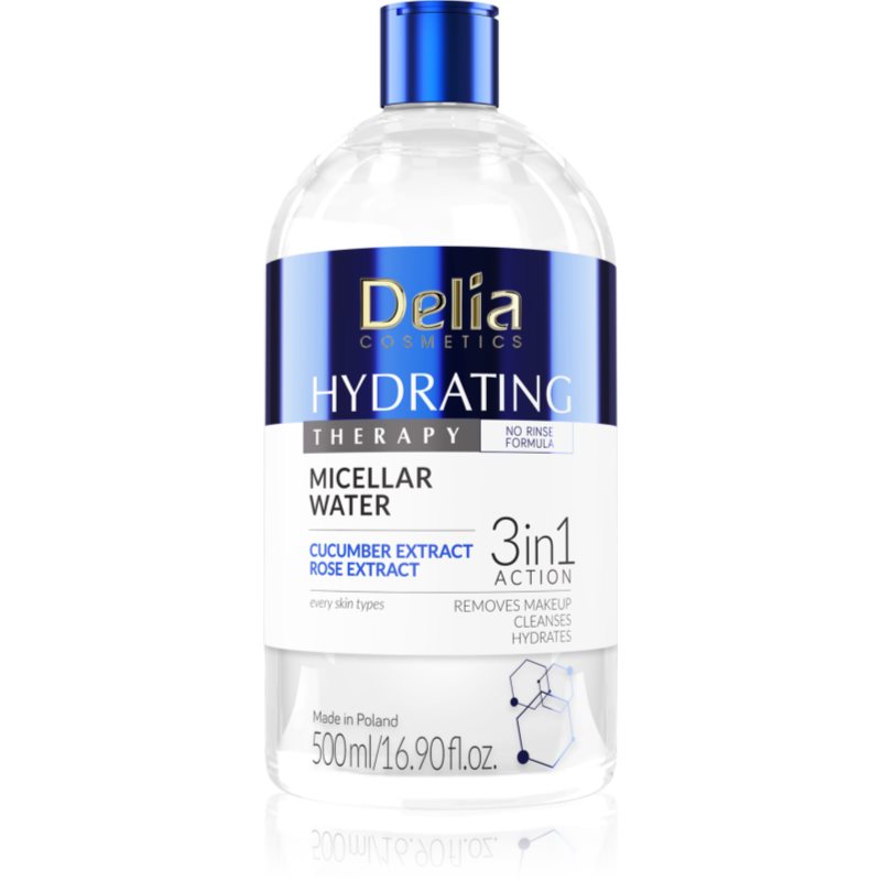 Delia Cosmetics Hydrating Therapy micellás víz 3 az 1-ben 500 ml-Ár