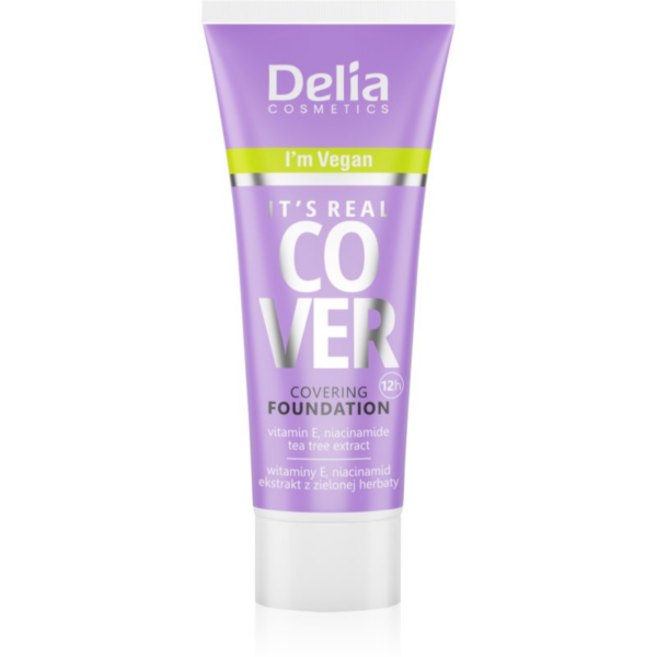 Delia Cosmetics It's Real Cover fedő hatású alapozó árnyalat 203 Latte 30 ml-Ár