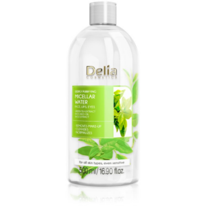 Delia Cosmetics Micellar Water Green Tea felfrissítő tisztító micellás víz 500 ml-Eredeti