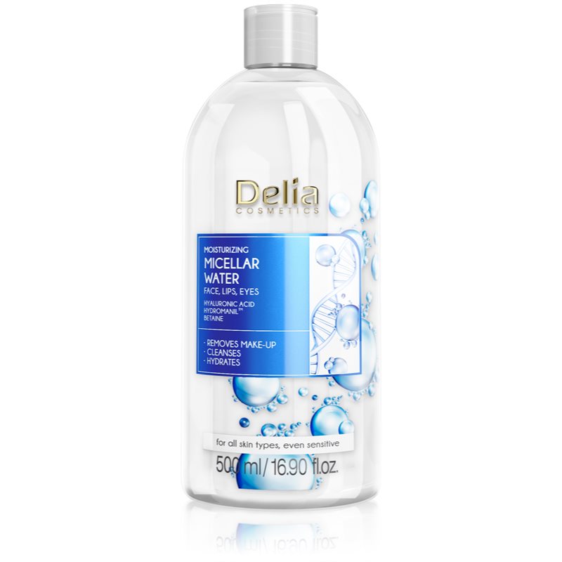 Delia Cosmetics Micellar Water Hyaluronic Acid micellás hidratáló víz 500 ml-Eredeti