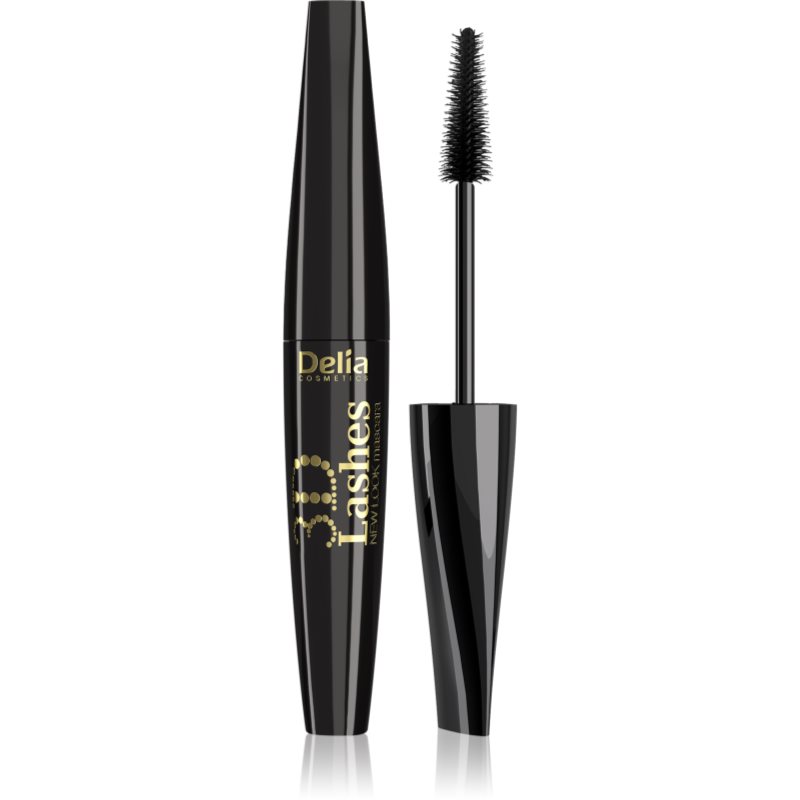 Delia Cosmetics New Look 3D Lashes szempillaspirál a dús pillákért árnyalat Black 12 ml-Eredeti