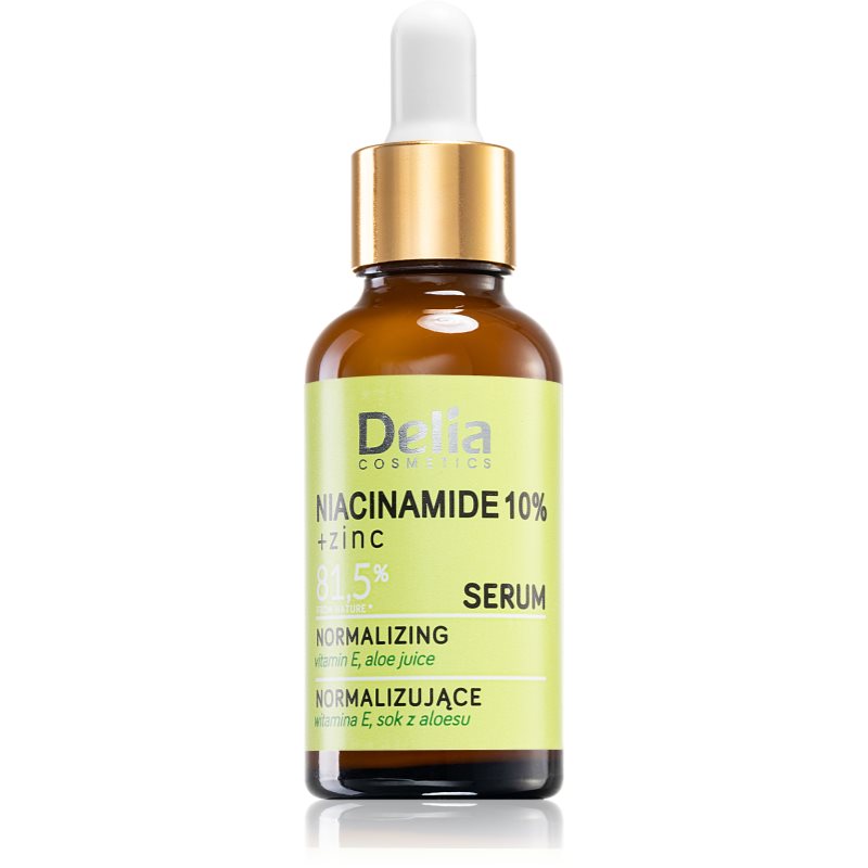 Delia Cosmetics Niacinamide 10% + zinc regeneráló szérum arcra