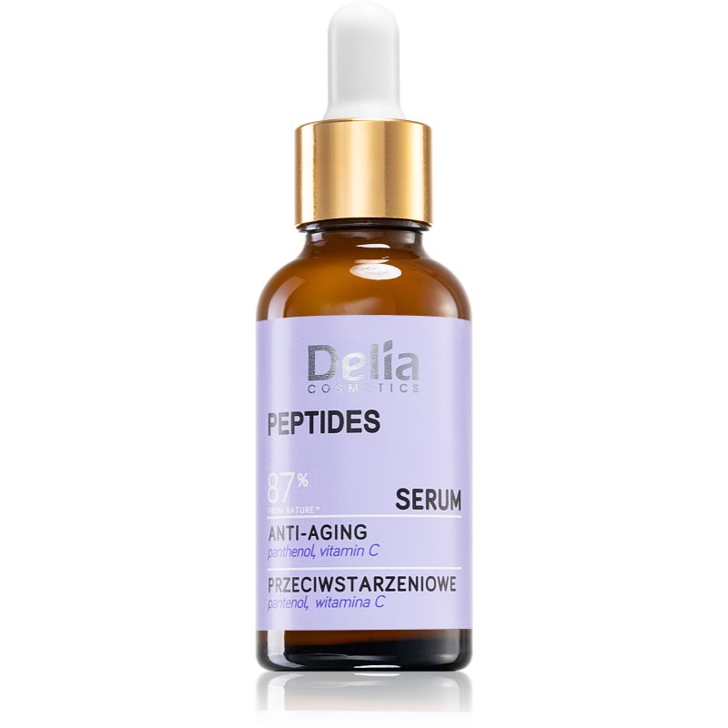 Delia Cosmetics Peptides öregedés elleni arcszérum arcra