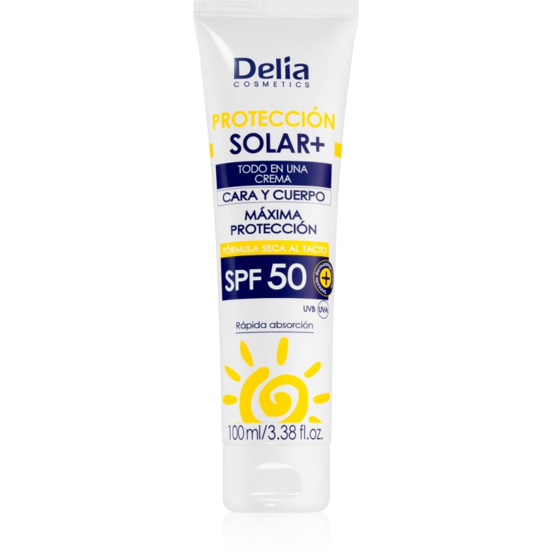Delia Cosmetics Sun Protect ápoló arckrém SPF 50 100 ml-Ár