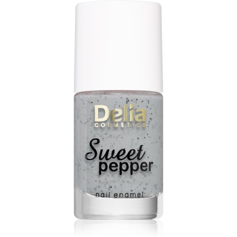 Delia Cosmetics Sweet Pepper Black Particles körömlakk árnyalat 01 Cloudy 11 ml-Ár