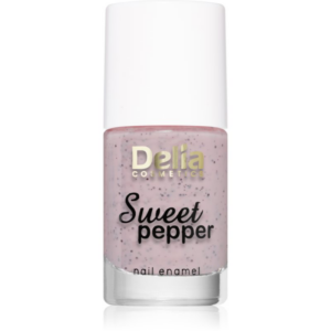 Delia Cosmetics Sweet Pepper Black Particles körömlakk árnyalat 03 Capri 11 ml-Ár