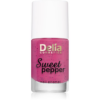 Delia Cosmetics Sweet Pepper Black Particles körömlakk árnyalat 08 Berry 11 ml-Ár
