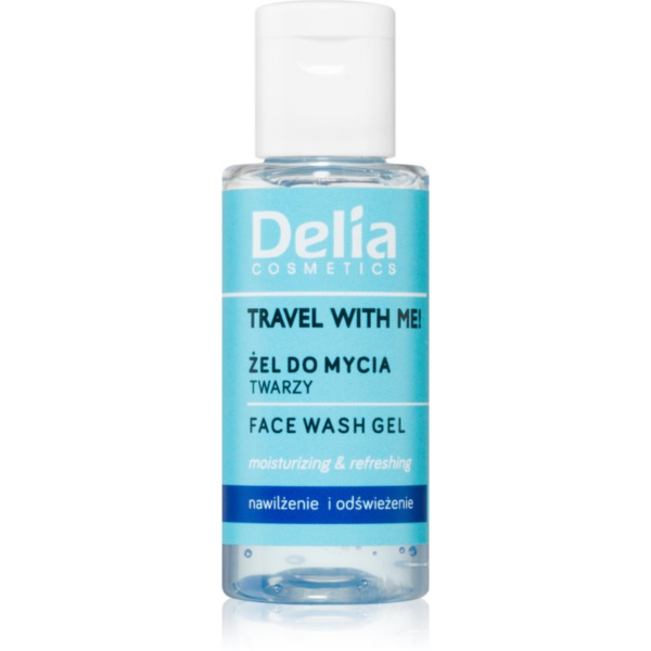 Delia Cosmetics Travel with me tisztító gél az arcra 50 ml Delia Cosmetics Travel with me tisztító gél az arcra 50 ml