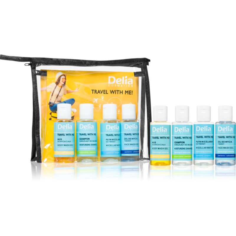 Delia Cosmetics Travel with me utazási készlet arcra