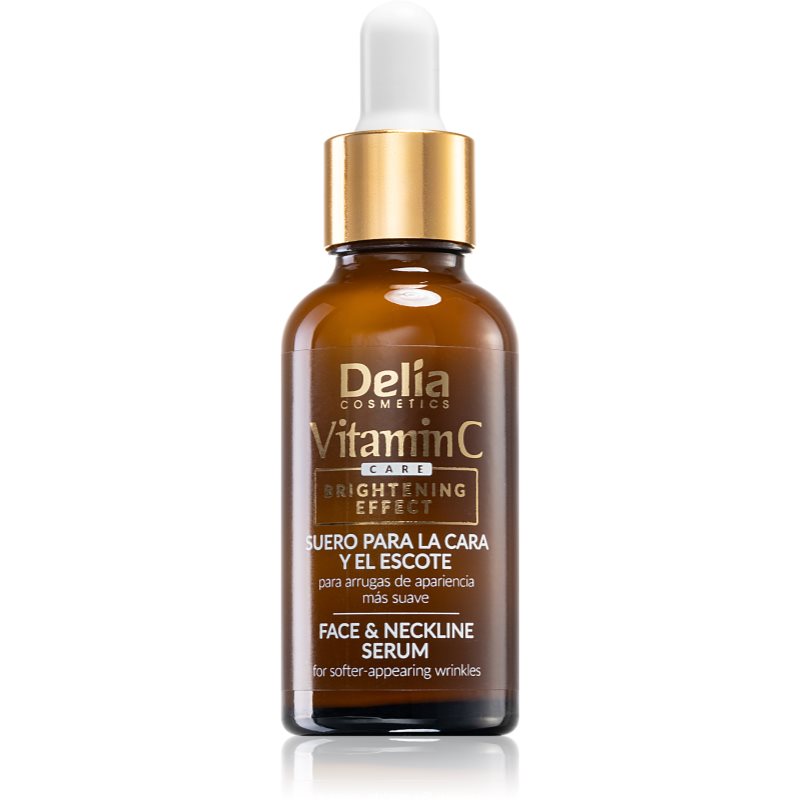 Delia Cosmetics Vitamin C bőrélénkítő szérum C-vitaminnal az arcra és a nyakra 30 ml-Ár