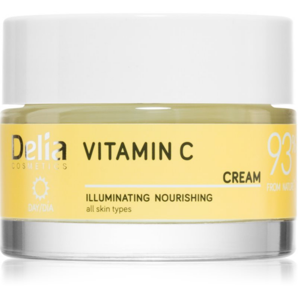 Delia Cosmetics Vitamin C élénkítő nappali krém az arcra 50 ml Delia Cosmetics Vitamin C élénkítő nappali krém az arcra 50 ml