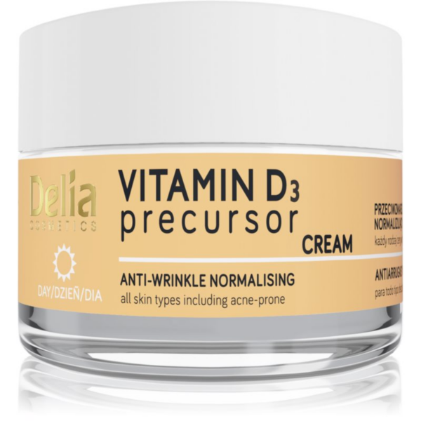 Delia Cosmetics Vitamin D3 Precursor nappali krém a ráncok ellen 50 ml-Ár Delia Cosmetics Vitamin D3 Precursor nappali krém a ráncok ellen 50 ml-Ár