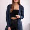 Denim sweater with pockets