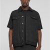 Denim vest black dark