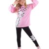 Denokids Leo Girl Child Tights T-Shirt Set