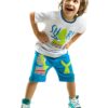 Denokids Shark Island Boy's Summer T-shirt Shorts Set