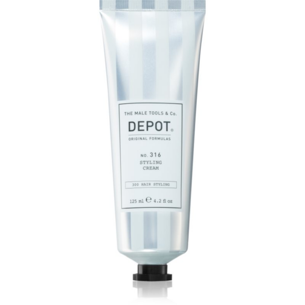 Depot 300 HAIR STYLING NO. 316 STYLING CREAM közepes erősségű formázó krém a haj természetes csillogásáért 125 ml-Ár