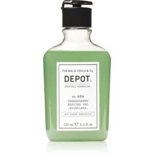 Depot 400 SHAVE SPECIFICS NO. 406 TRANSPARENT SHAVING GEL .brushless. borotválkozási gél brushless 100 ml-Ár