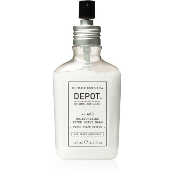 Depot 400 SHAVE SPECIFICS NO. 408 MOISTURIZING AFTER SHAVE BALM hidratáló balzsam borotválkozás után Fresh Black Pepper 100 ml-Ár