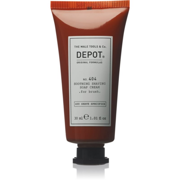 Depot No. 404 Soothing Shaving Soap Cream nyugtató krém borotválkozáshoz for brush 30 ml-Ár