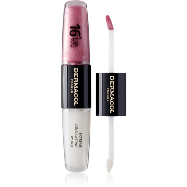 Dermacol 16H Lip Colour hosszan tartó rúzs és ajakfény árnyalat 11 Soft Heart 2x4 ml-Ár