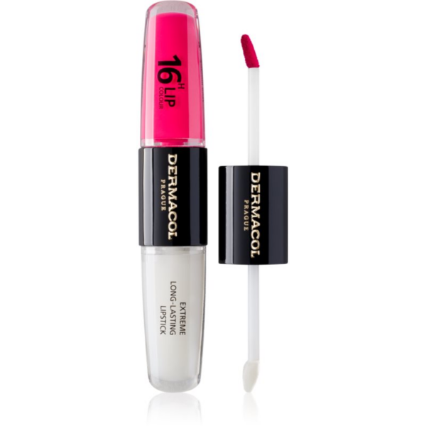 Dermacol 16H Lip Colour hosszan tartó rúzs és ajakfény árnyalat 38 2x4 ml-Ár