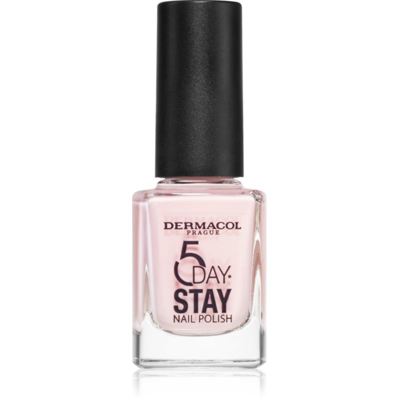 Dermacol 5 Day Stay hosszantartó körömlakk árnyalat 06 First Kiss 11 ml-Eredeti