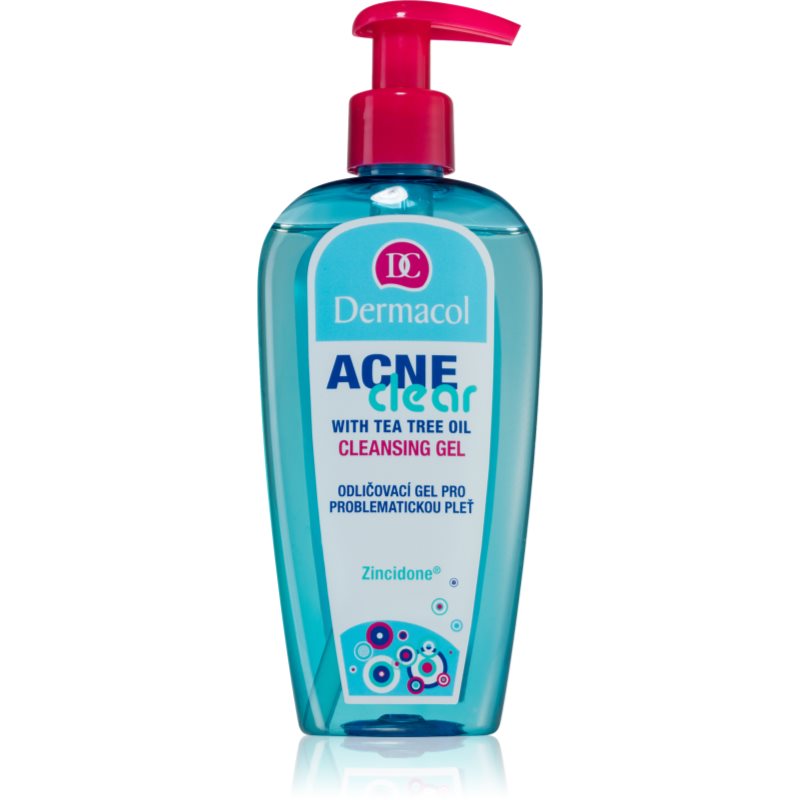 Dermacol Acne Clear sminklemosó tisztító gél a problémás bőrre 200 ml-Eredeti
