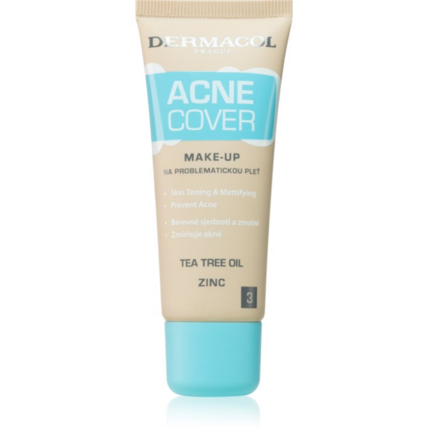 Dermacol Acne Cover nyugtató make-up teafaolajjal árnyalat No. 3 30 ml-Ár