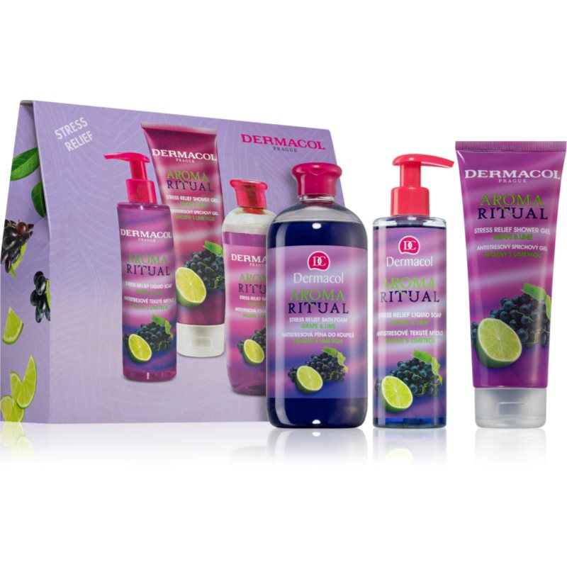 Dermacol Aroma Ritual Grape & Lime ajándékszett fürdőbe-Ár