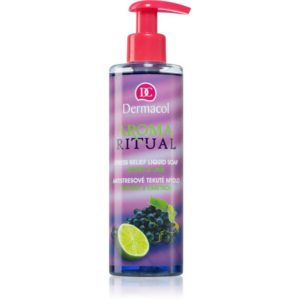 Dermacol Aroma Ritual Grape & Lime antistressz folyékony szappan 250 ml-Eredeti