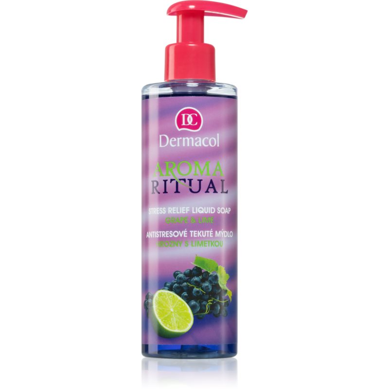 Dermacol Aroma Ritual Grape & Lime antistressz folyékony szappan 250 ml-Eredeti