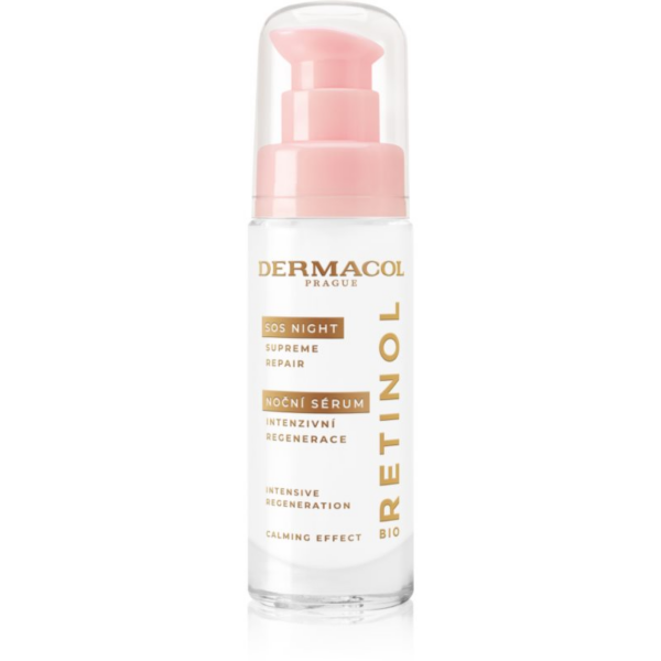 Dermacol Bio Retinol regeneráló éjszakai szérum revitalizáló hatással 30 ml