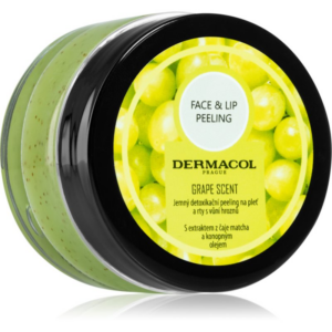 Dermacol Face & Lip Peeling Grape mélytisztító peeling az arcra és a szájra 50 ml-Ár