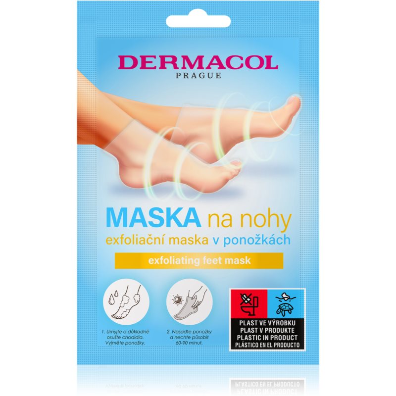 Dermacol Feet Mask bőrhámlasztó zokni a láb bőrének puhítására és hidratálására 1 db-Ár