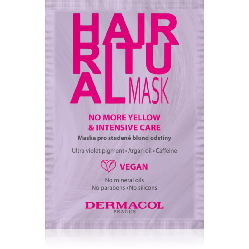 Dermacol Hair Ritual maszk a szőke hideg árnyalataiért 15 ml-Ár