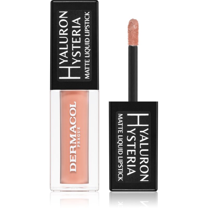 Dermacol Hyaluron Hysteria mattító folyékony rúzs árnyalat 02 4
