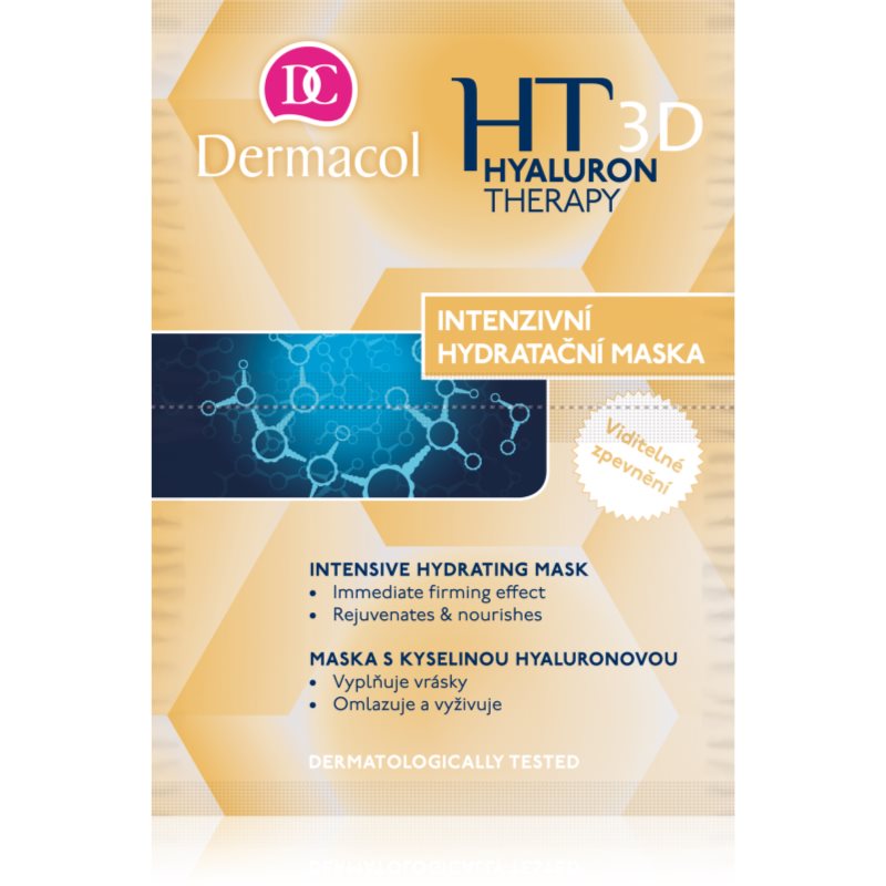 Dermacol Hyaluron Therapy 3D intenzív hidratáló maszk hialuronsavval 16 g-Eredeti