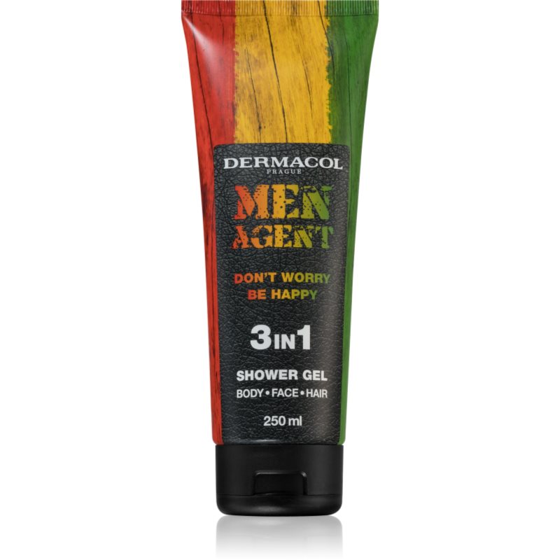 Dermacol Men Agent Don´t Worry Be Happy tusfürdő gél 3 az 1-ben 250 ml-Ár