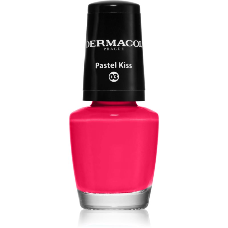 Dermacol Mini körömlakk árnyalat 03 Pastel Kiss 5 ml-Ár