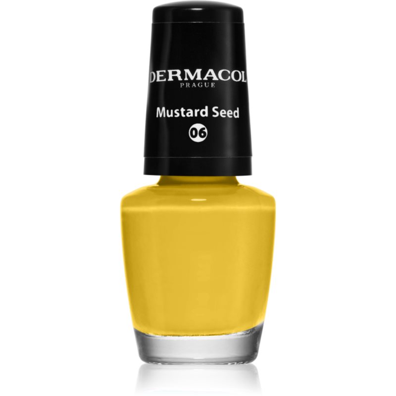 Dermacol Mini körömlakk árnyalat 06 Mustard Seed 5 ml-Ár