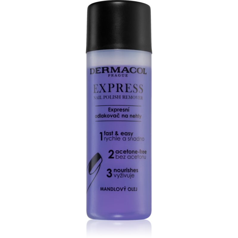 Dermacol Nail Care Express körömlakklemosó aceton nélkül 120 ml-Eredeti