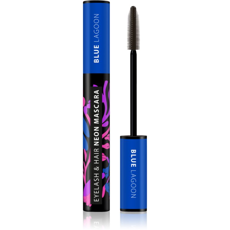 Dermacol Neon Eyelash & Hair szempillaspirál árnyalat Blue Lagoon 9 ml-Ár