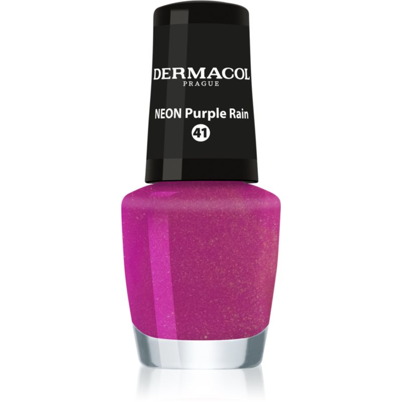 Dermacol Neon neon körömlakk árnyalat 41 Purple Rain 5 ml-Ár