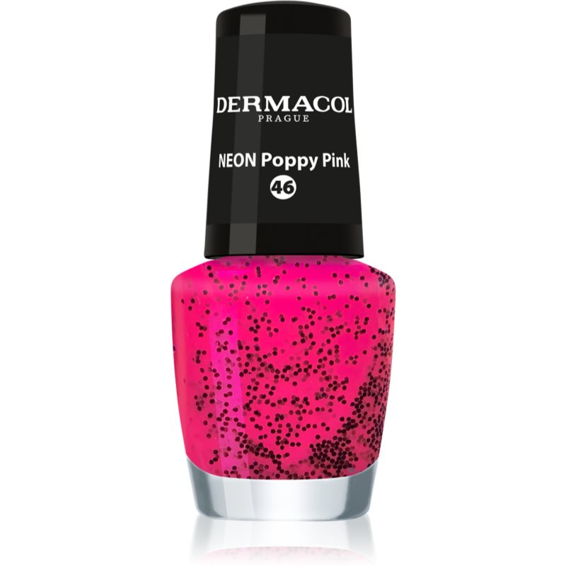 Dermacol Neon neon körömlakk árnyalat 46 Poppy Pink 5 ml-Ár
