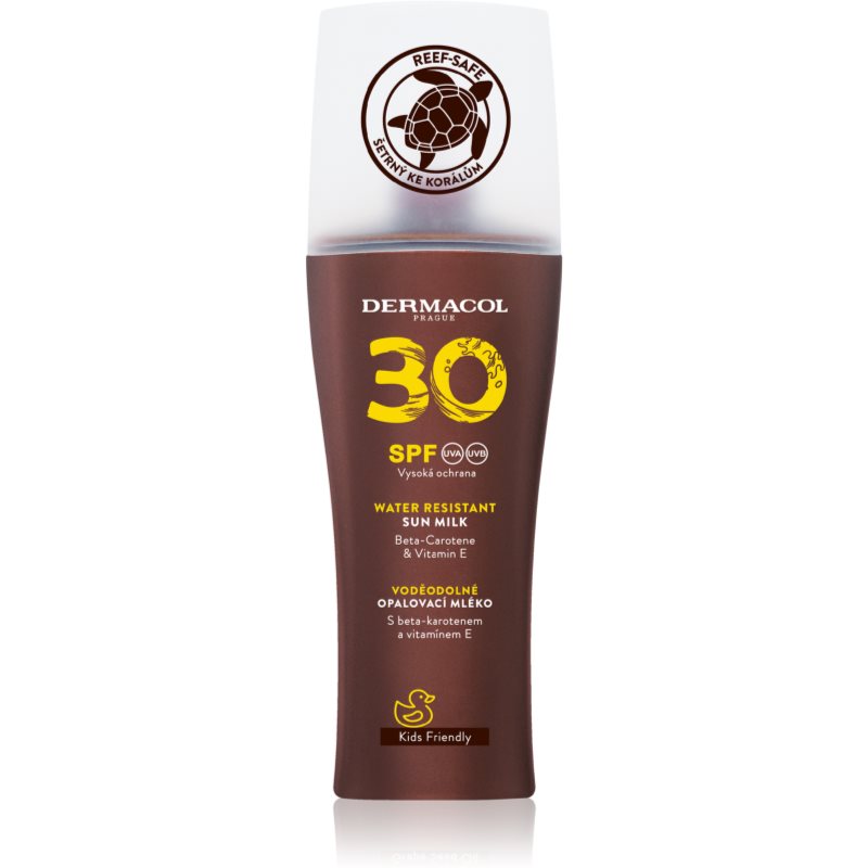 Dermacol Sun Water Resistant vízálló napozótej spray -ben SPF 30 200 ml-Ár