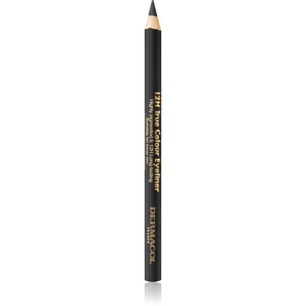 Dermacol True Colour Eyeliner tartós szemceruza árnyalat 08 Black 4 g-Eredeti