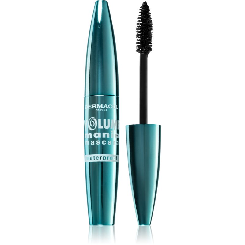 Dermacol Volume Mania Waterproof vízálló szempillaspirál dús hatásért Black 9 ml-Eredeti
