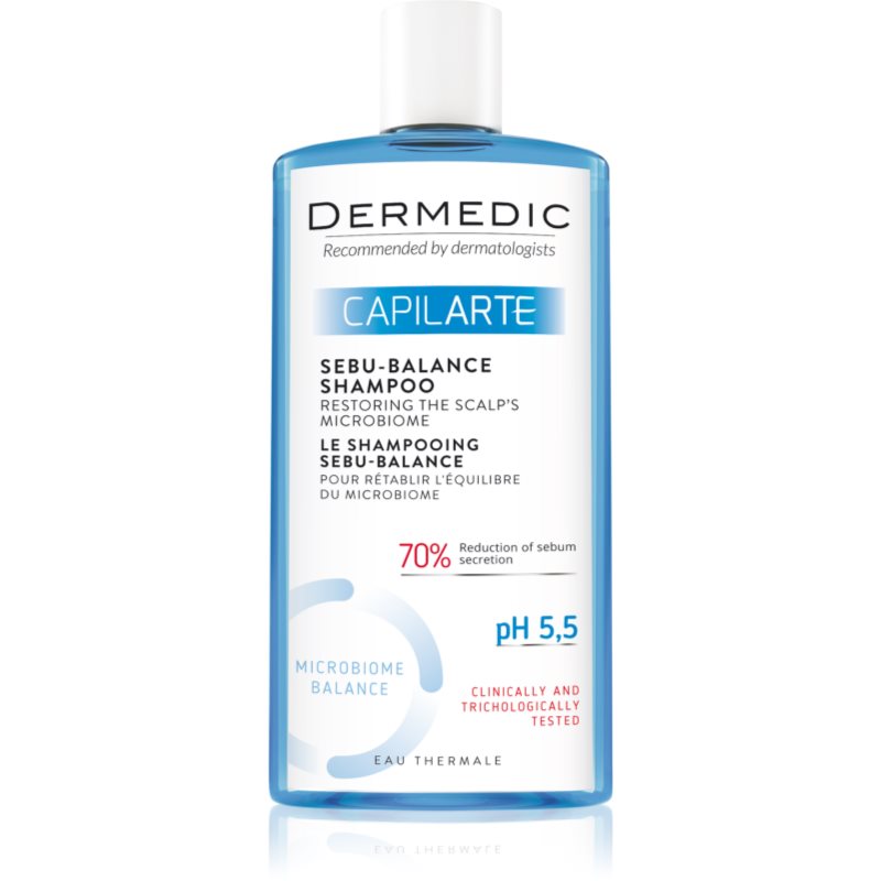 Dermedic Capilarte mélyen tisztító sampon a zsíros fejbőrre 300 ml-Ár